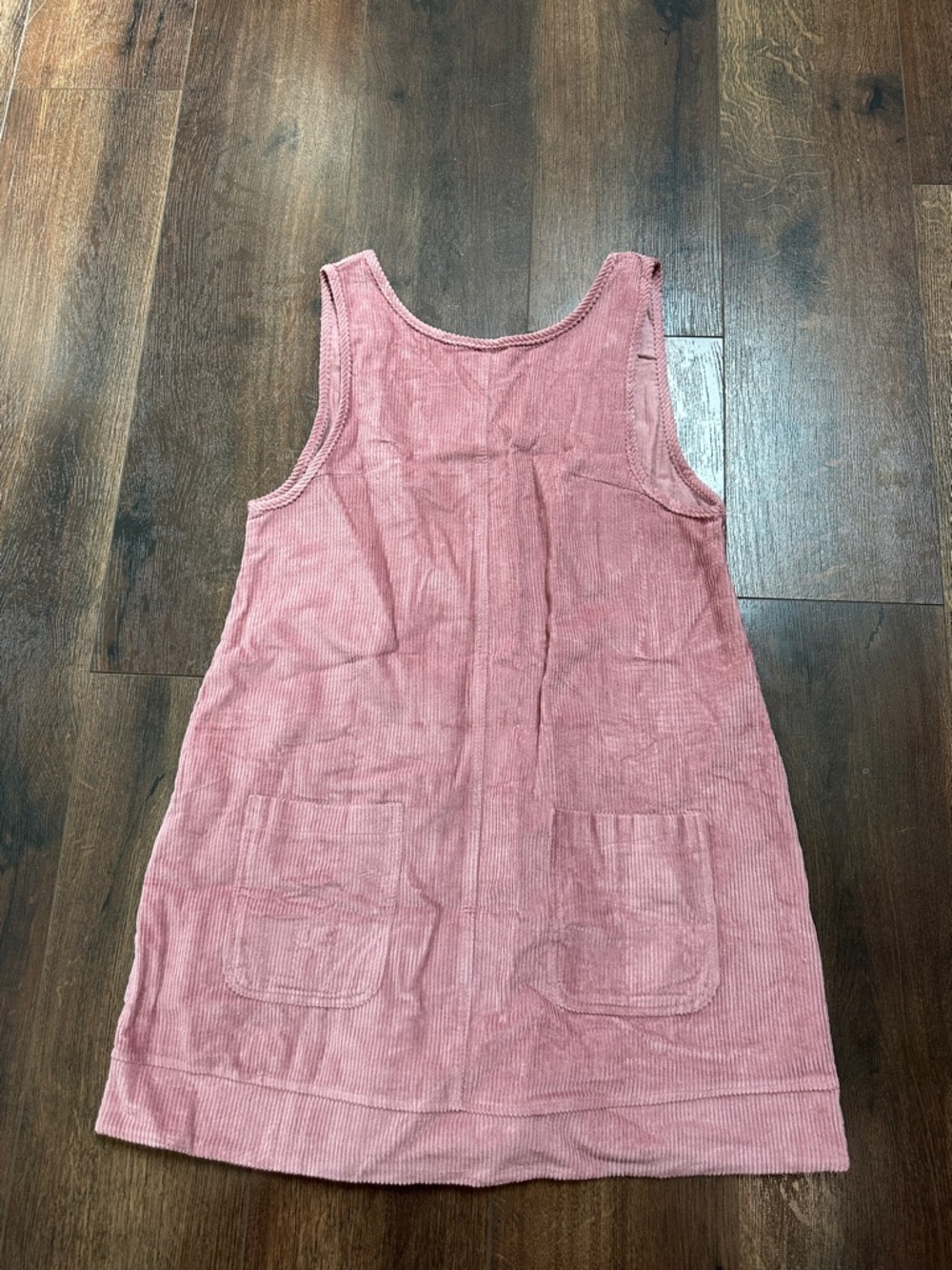 Amazon Pink Corduroy Mini Dress